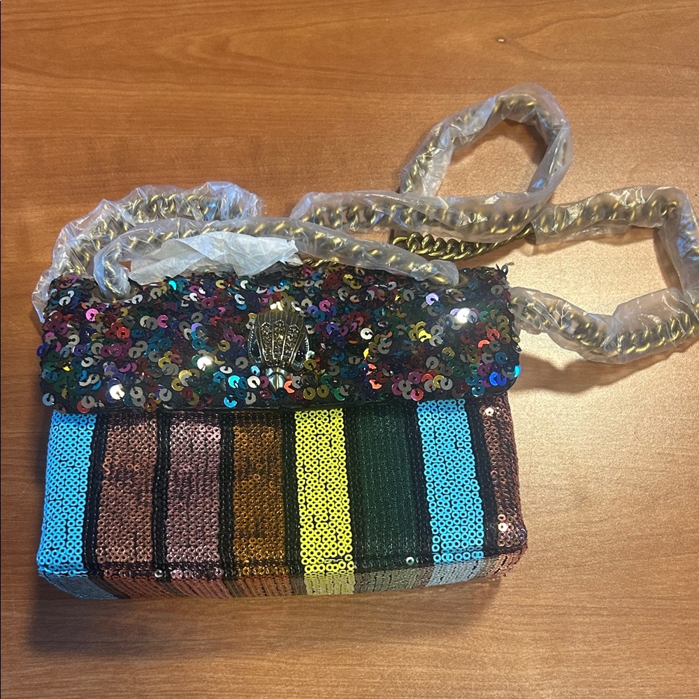 Kurt Geiger Multicolor Sequin Crossbody Bag